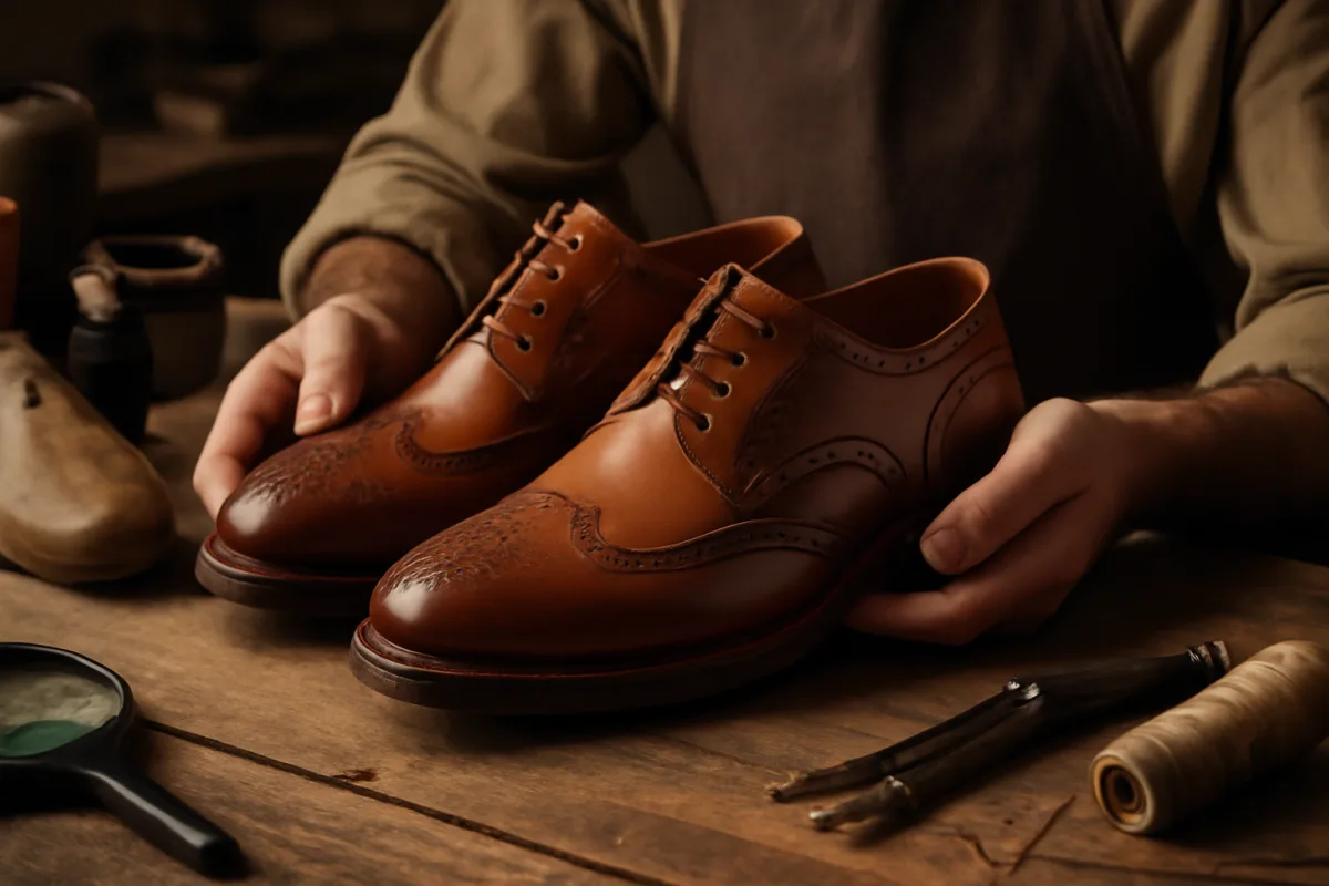 Scarpe in cuoio lavorate artigianalmente: come riconoscere un vero prodotto d’eccellenza