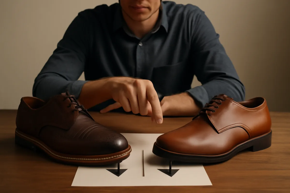 Scarpe con suola cucita vs incollata: quale conviene davvero secondo gli esperti