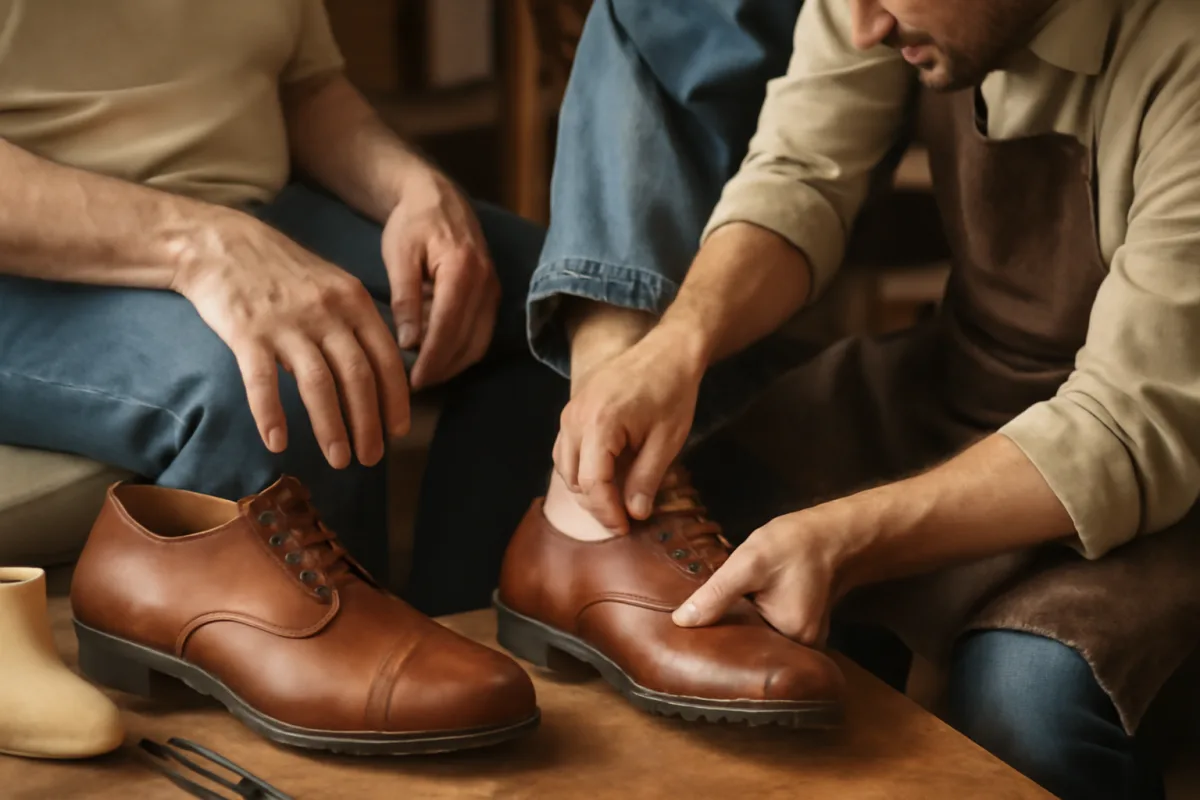 Scarpe artigianali per piedi larghi: i vantaggi della lavorazione personalizzata