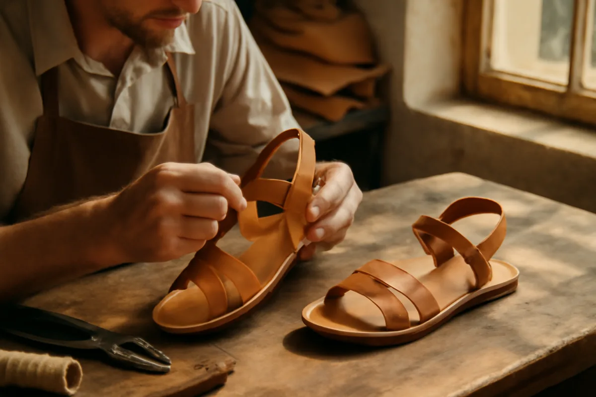 Scarpe artigianali estive: cosa rende un sandalo lavorato a mano davvero speciale