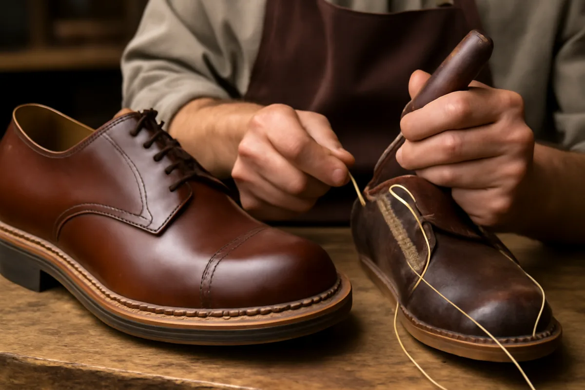Scarpe artigianali cucite a mano: perché la cucitura norvegese è la più affidabile