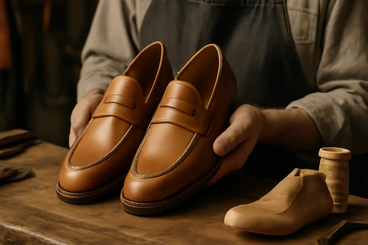 Scarpe artigianali con lavorazione a mocassino: motivo della loro vestibilità superiore