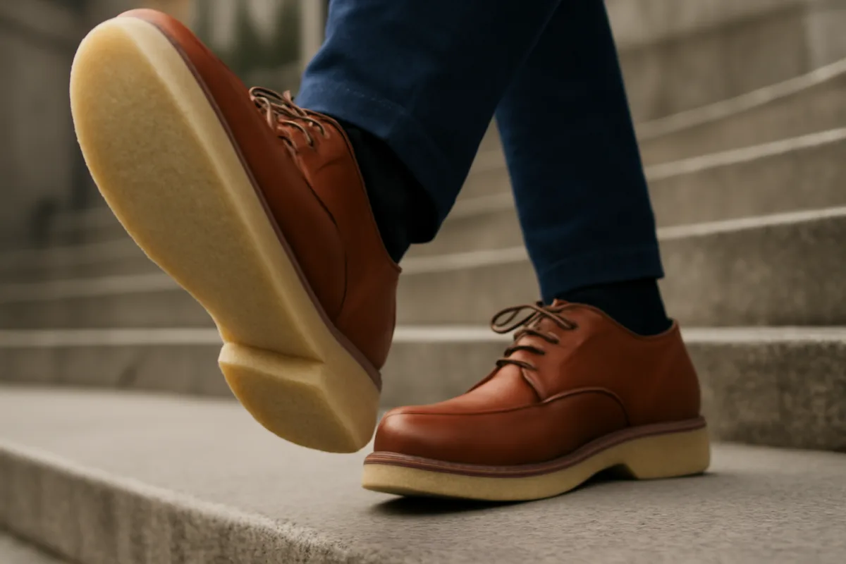 Scarpe artigianali con fondo in para: perché sono ideali per chi cammina molto