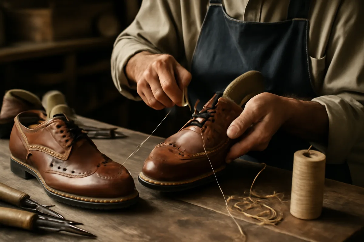 Scarpe artigianali old school: il ritorno della tradizione cucita a mano