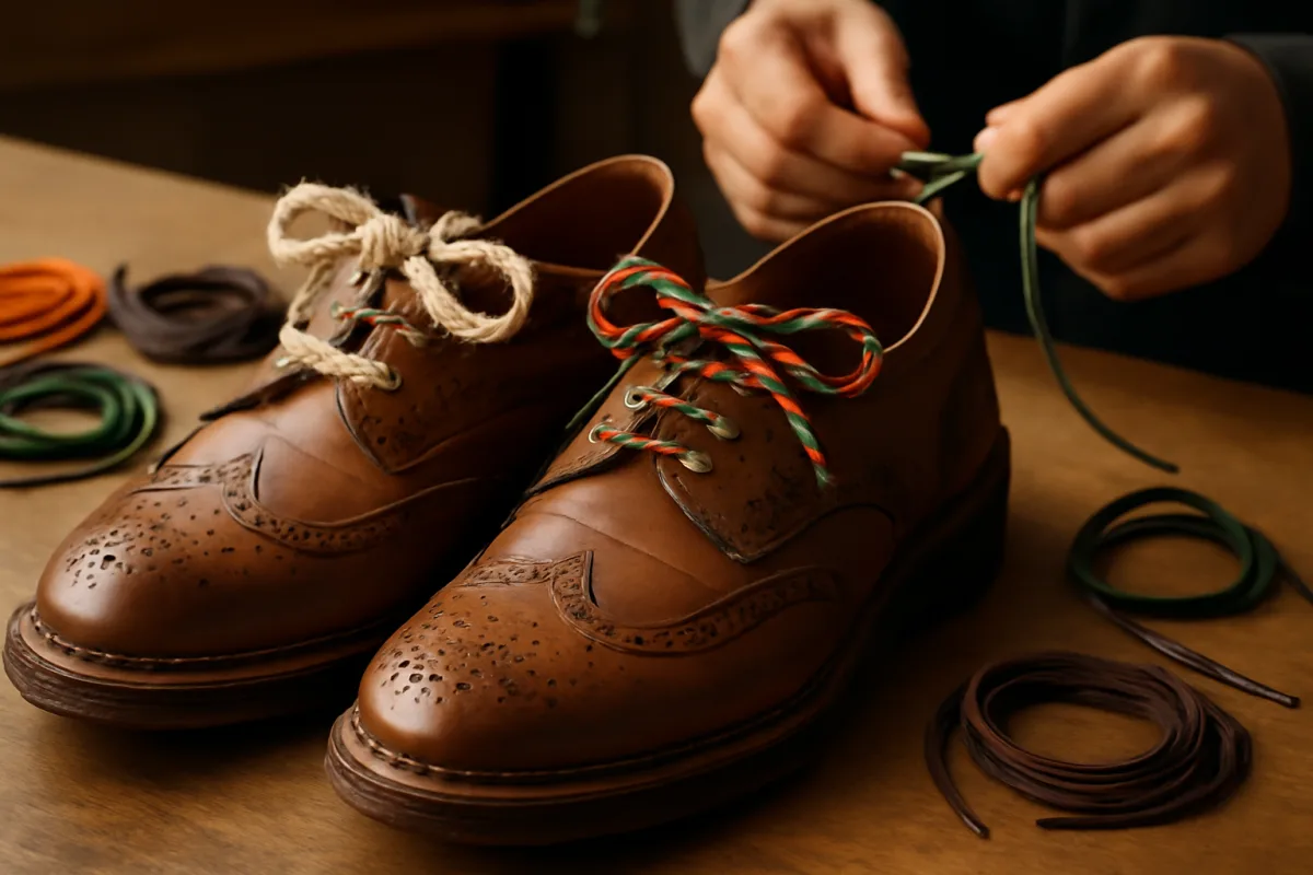 Scarpe fatte a mano con lacci particolari: idee originali per rinnovarle senza rischi