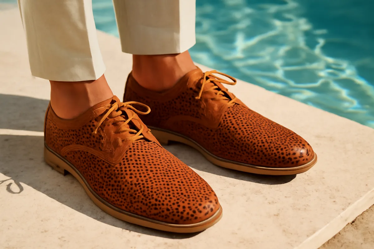 Scarpe artigianali con tomaia traforata: freschezza e stile per l’estate