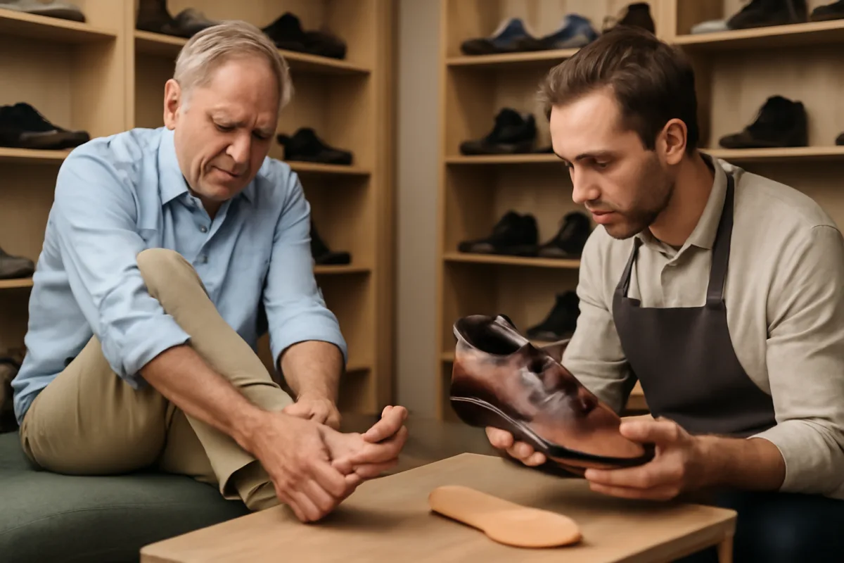 Scarpe artigianali per plantari su misura: scopri la soluzione per chi soffre di dolori al piede