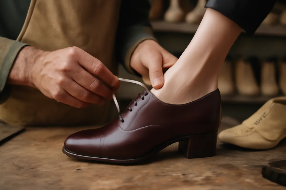 Scarpe artigianali per piedi stretti: i pregi di una lavorazione su misura