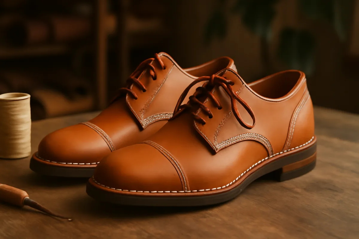 Scarpe artigianali con impunture a vista: perché sono il nuovo must per i dettagli