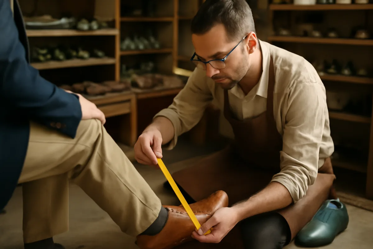 Scarpe su misura: come avviene la presa misure nel moderno calzaturificio artigiano?