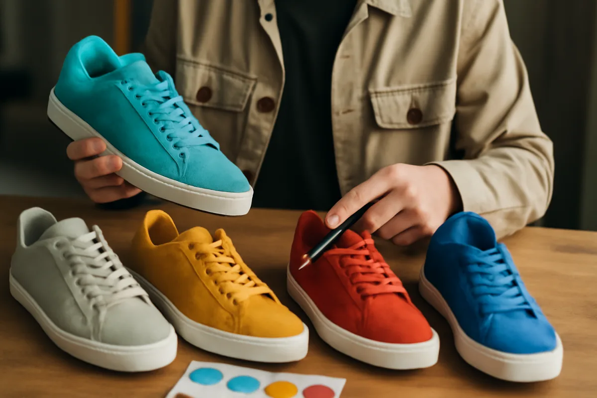 Scarpe personalizzate: quanto incide la scelta del colore sul risultato finale?