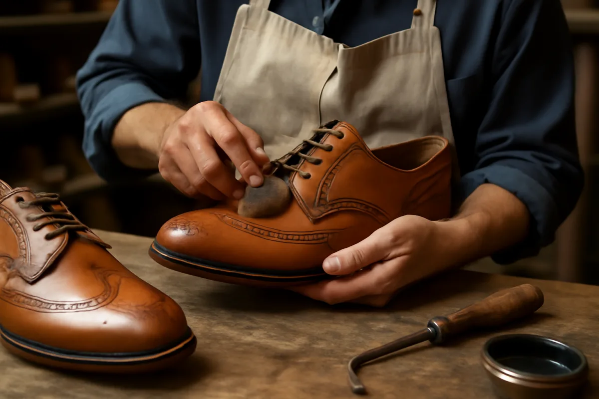 Scarpe artigianali: perché le rifiniture manuali sono garanzia di durata