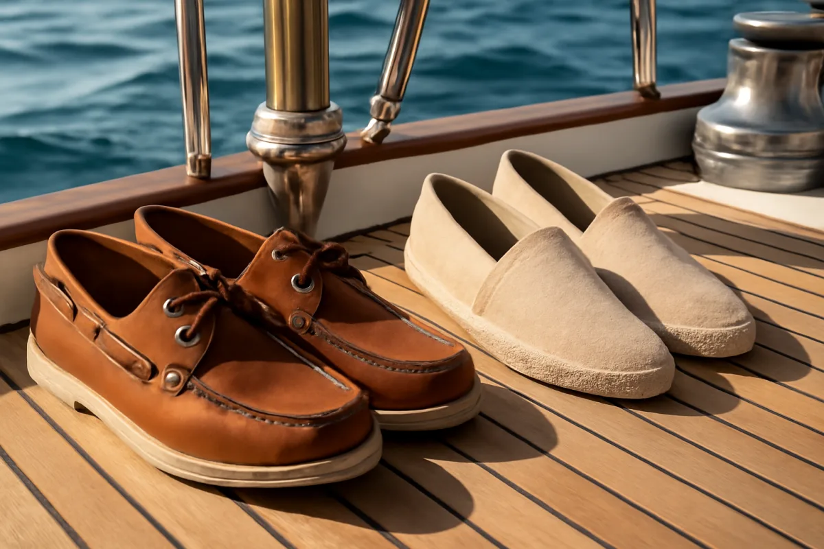 Scarpe artigianali da yacht: cosa le distingue dalle comuni calzature estive?