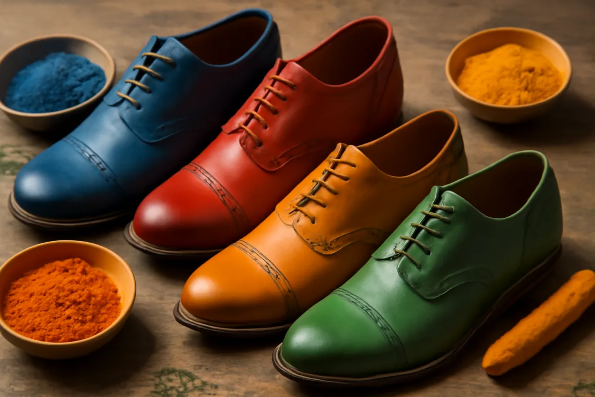 Scarpe artigianali colorate: quali pigmenti naturali vengono usati e perché?
