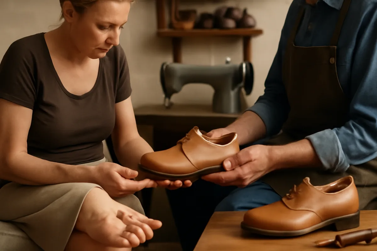Scarpe artigianali per chi soffre di alluce valgo: quali soluzioni propone il su misura?