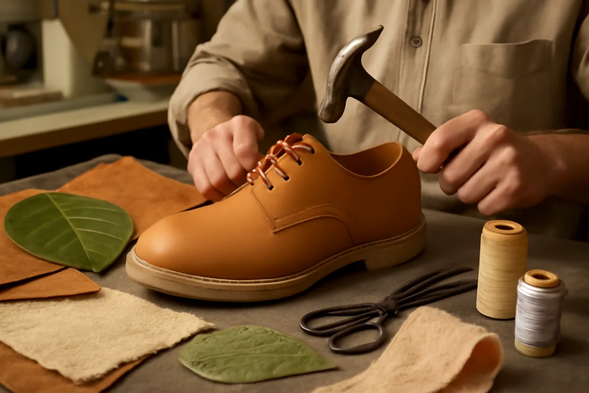 Scarpe artigianali vegane: materiali innovativi e come vengono lavorati